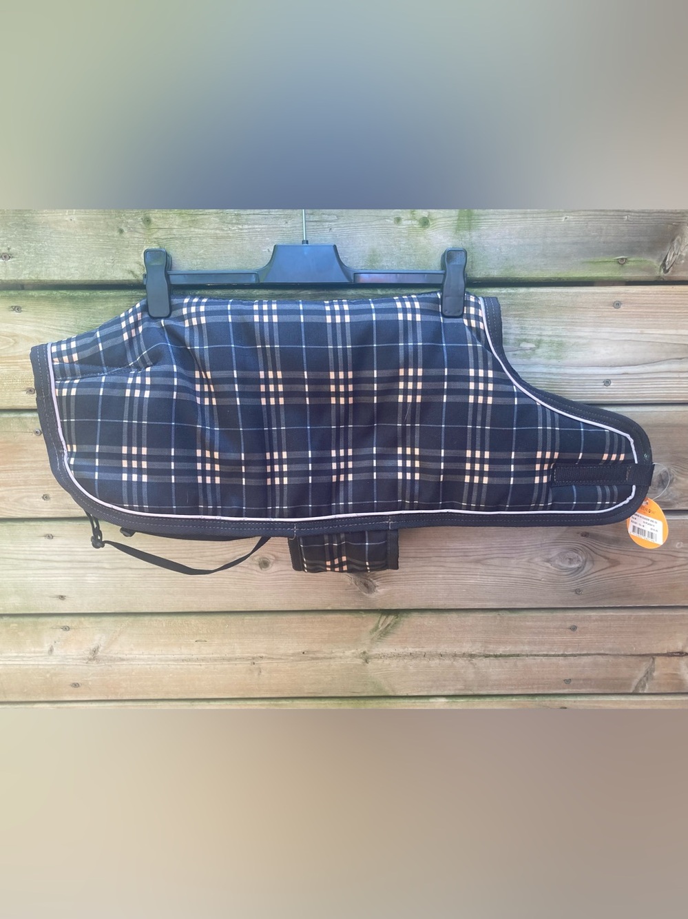 Shedrow Insulated Dog Coat - NWT - Medium - Blue Plaid